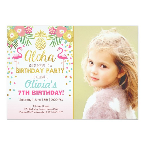 Best ideas about Zazzle Birthday Invitations
. Save or Pin Flamingo party invitation Tropical Birthday luau Now.