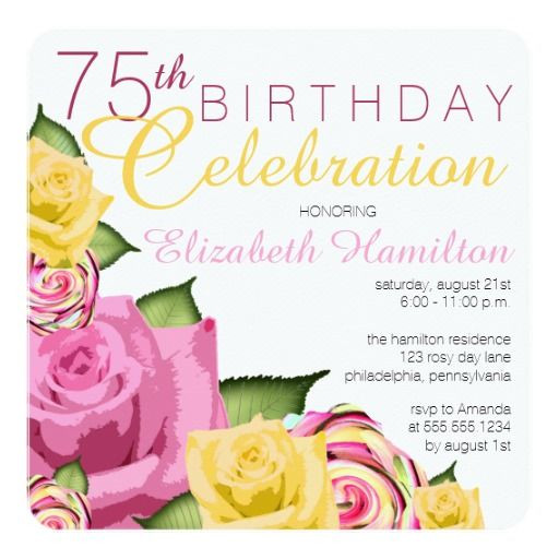 Best ideas about Zazzle Birthday Invitations
. Save or Pin 61 best 75th Birthday Invitations images on Pinterest Now.