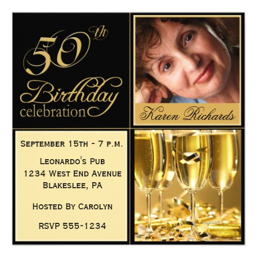 Best ideas about Zazzle Birthday Invitations
. Save or Pin Elegant 50th Birthday Party Invitations 5 25" Square Now.