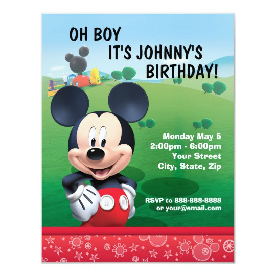 Best ideas about Zazzle Birthday Invitations
. Save or Pin Mickey Mouse Birthday Invitation Now.