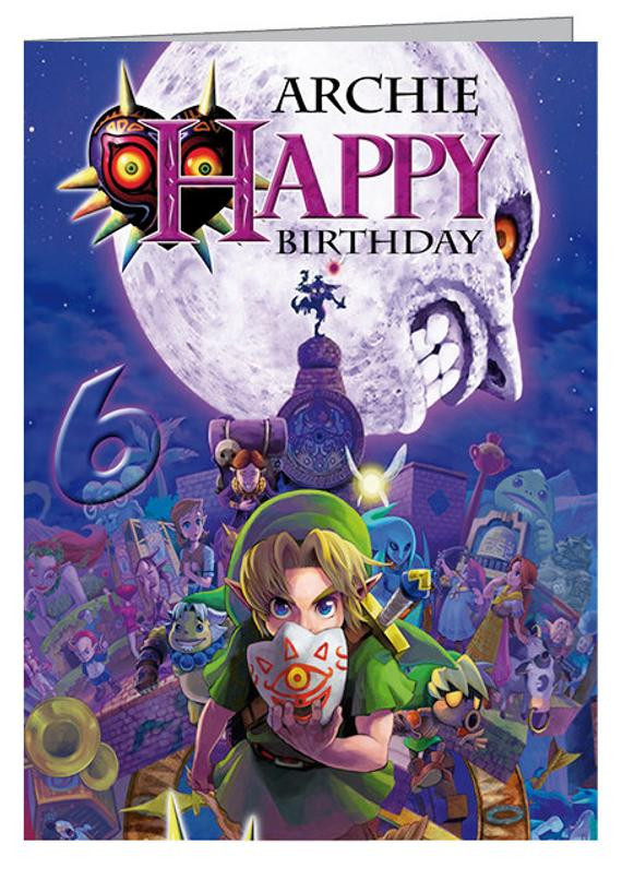 Best ideas about Zelda Birthday Card
. Save or Pin Items similar to The Legend of Zelda Majora s Mask Now.