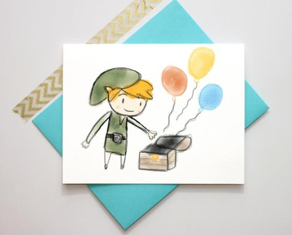 Best ideas about Zelda Birthday Card
. Save or Pin Cute Birthday Card Funny Birthday Card Gamer by TurtlesSoup Now.