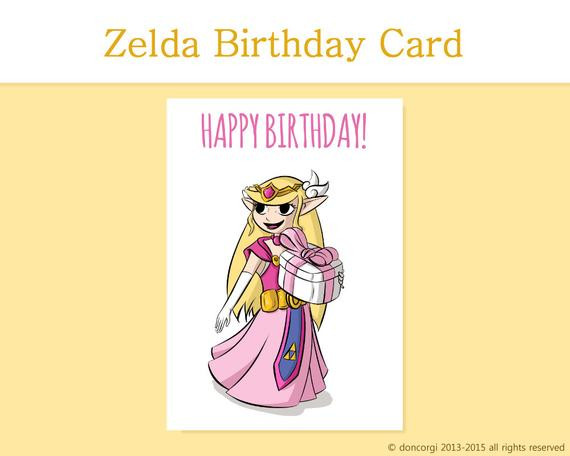 Best ideas about Zelda Birthday Card
. Save or Pin Items similar to Printable Birthday Card Legend of Zelda Now.