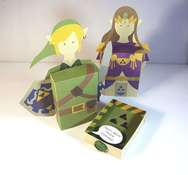 Best ideas about Zelda Birthday Card
. Save or Pin 3D Zelda Greeting Card Now.