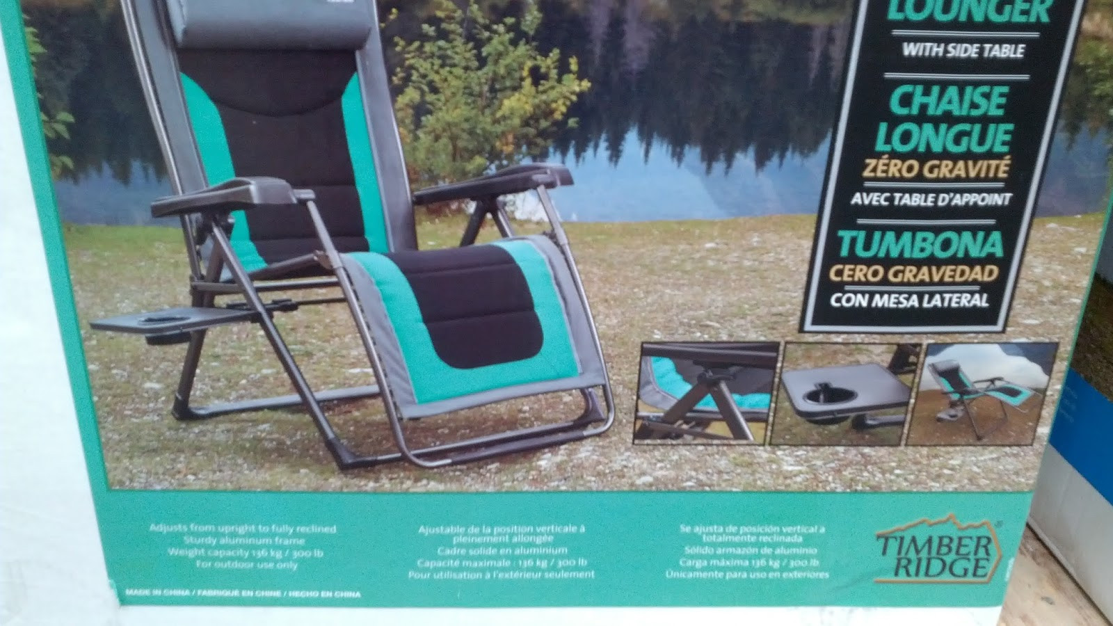 Best ideas about Zero Gravity Chair Costco
. Save or Pin Timber Ridge Zero Gravity Chair and Lounger with Side Now.