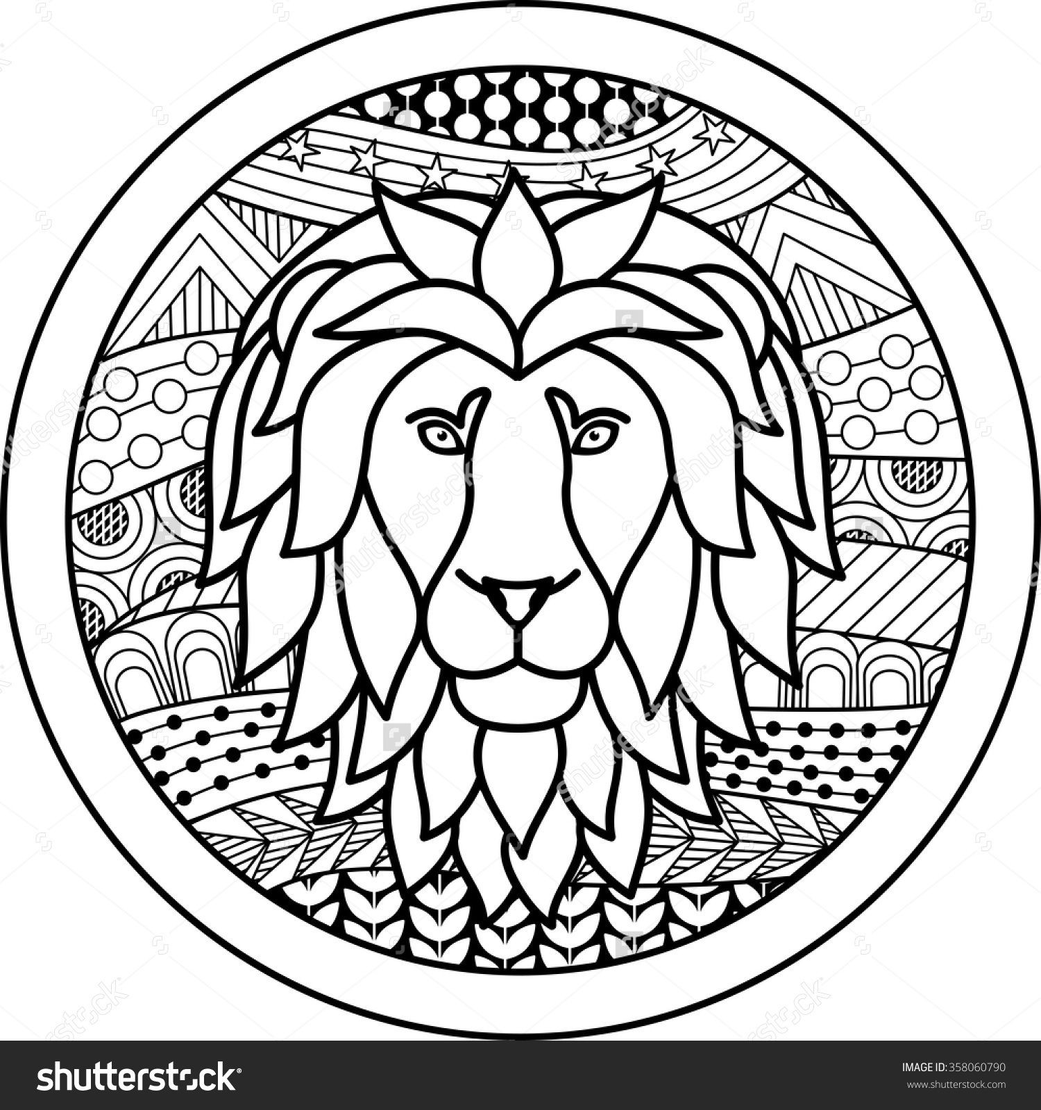 Best ideas about Zodiac Coloring Pages For Adults
. Save or Pin Zodiac sign Leo zentangle Now.