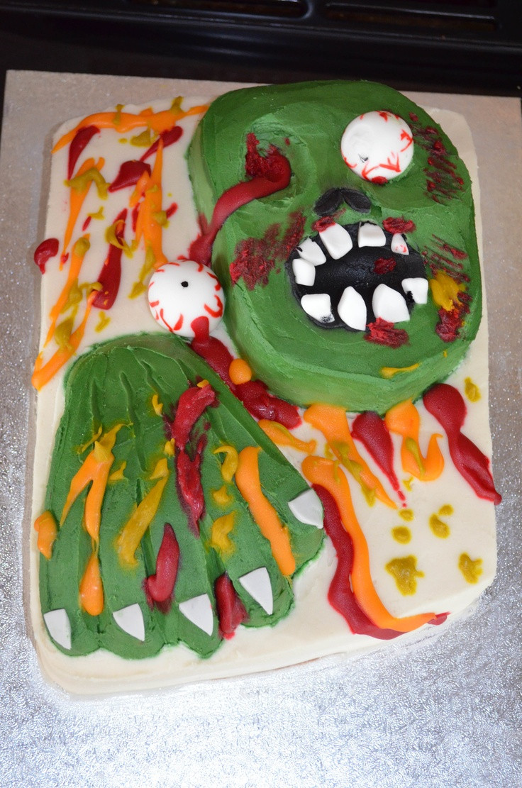 Best ideas about Zombie Birthday Cake
. Save or Pin Best 25 Zombie birthday cakes ideas on Pinterest Now.