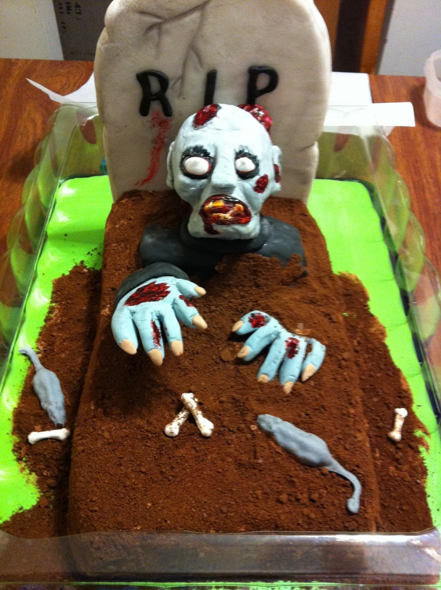 Best ideas about Zombie Birthday Cake
. Save or Pin Zombie Cake CakeCentral Now.