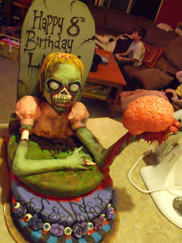 Best ideas about Zombie Birthday Cake
. Save or Pin Zombie Birthday Cake Damn Cool Now.