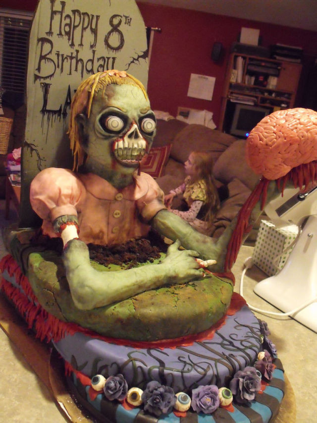 Best ideas about Zombie Birthday Cake
. Save or Pin Zombie Birthday Cake Damn Cool Now.