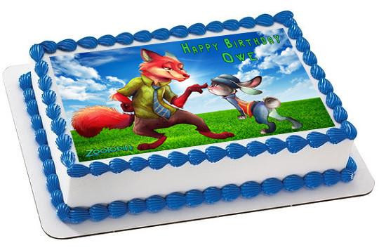 Best ideas about Zootopia Birthday Cake
. Save or Pin Zootopia 2 Edible Cake Topper & Cupcake Topper – Edible Now.