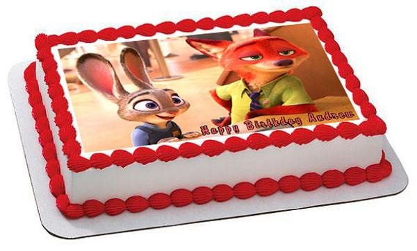 Best ideas about Zootopia Birthday Cake
. Save or Pin Zootopia 1 Edible Cake Topper – Edible Prints Cake EPoC Now.