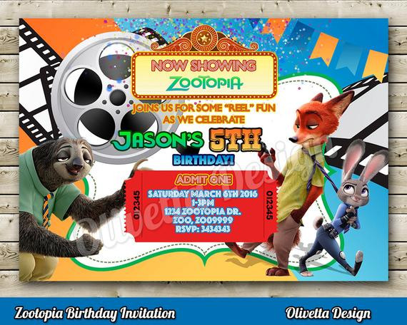 Best ideas about Zootopia Birthday Invitations
. Save or Pin Zootopia Invitation Zootopia Birthday Invitation Now.