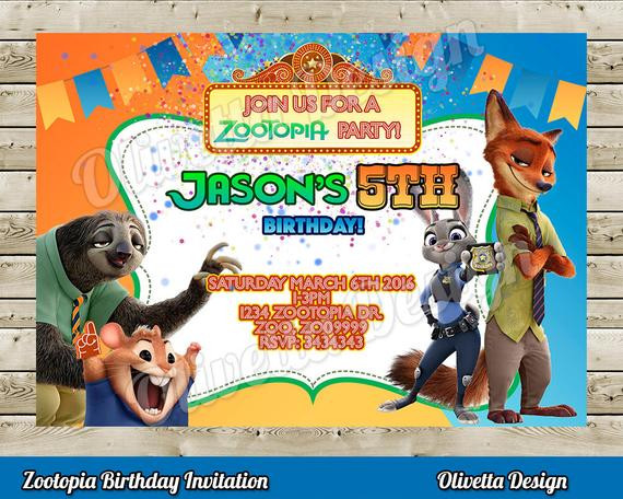 Best ideas about Zootopia Birthday Invitations
. Save or Pin Zootopia Invitation Zootopia Birhtday Invitation Zootopia Now.