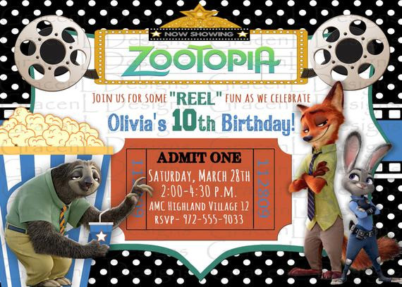 Best ideas about Zootopia Birthday Invitations
. Save or Pin Zootopia Invitation Zootopia Birthday by BelleAmitieDesigns Now.